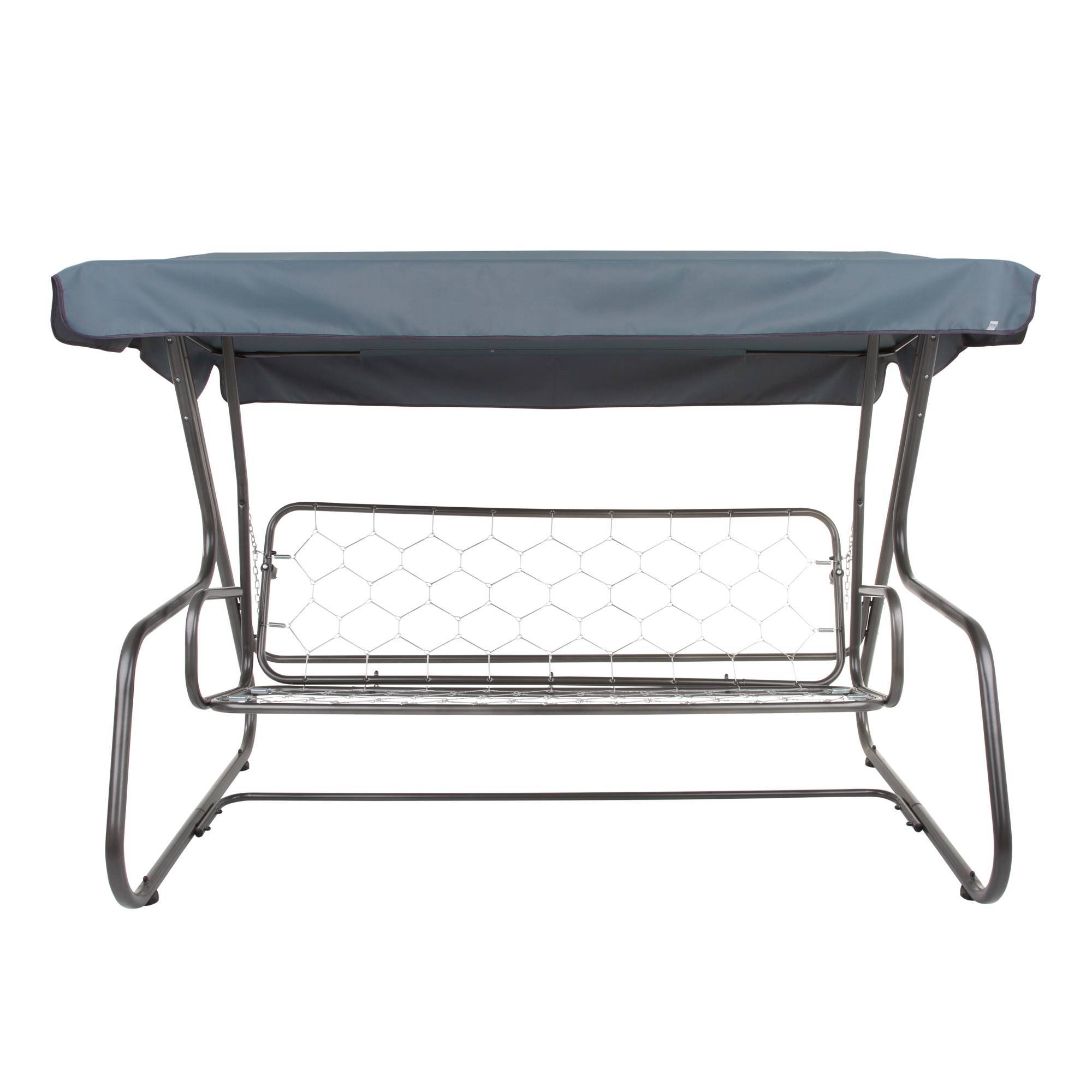 Baldacchino Per Dondolo Giardino Giallo LAPOOH – Copertura Universale 188/168x110/145 Cm, Impermeabile E Leggera